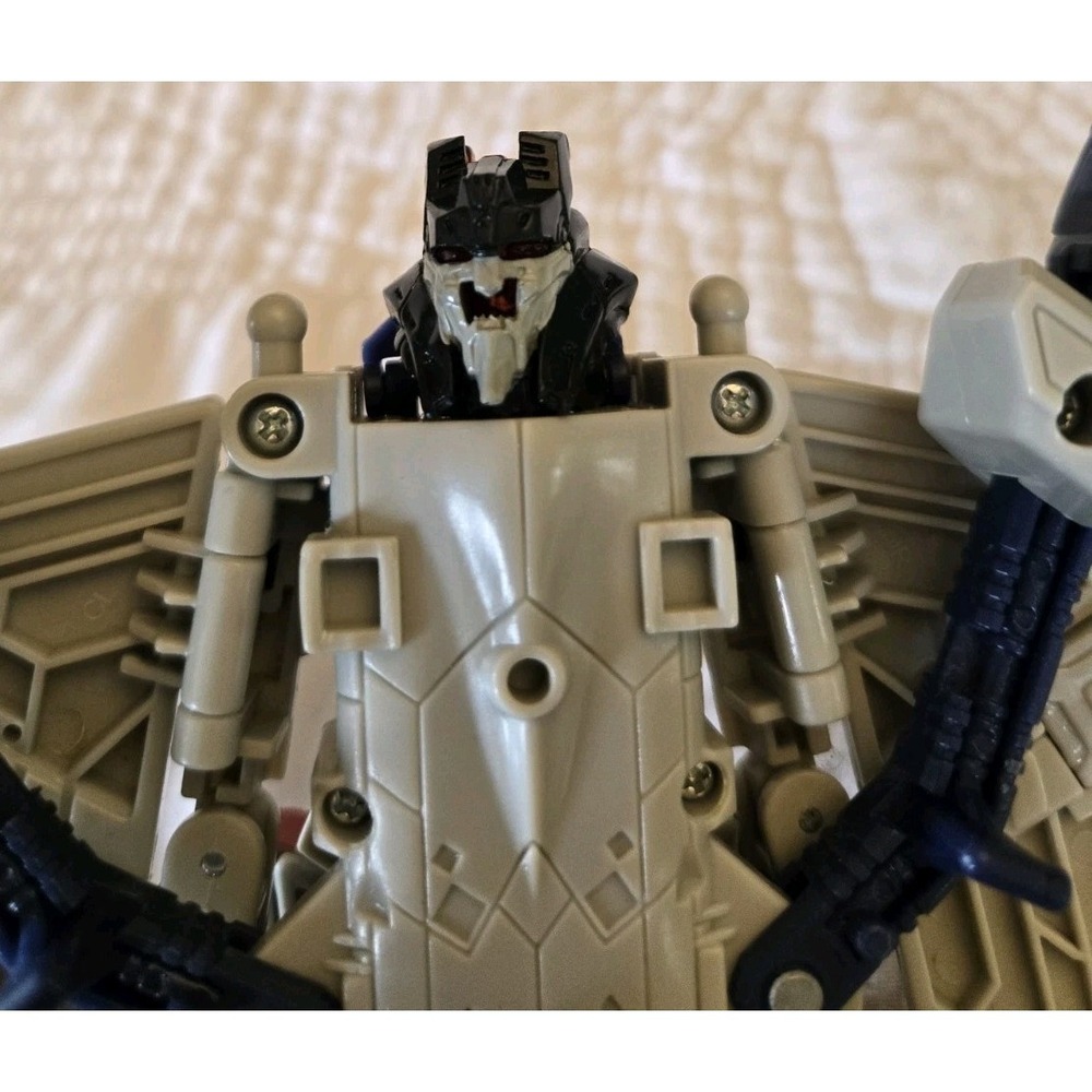 Hasbro Transformers Movie 2007 Starscream Decepticon Figure Plane Red Blue - Picture 7 of 7